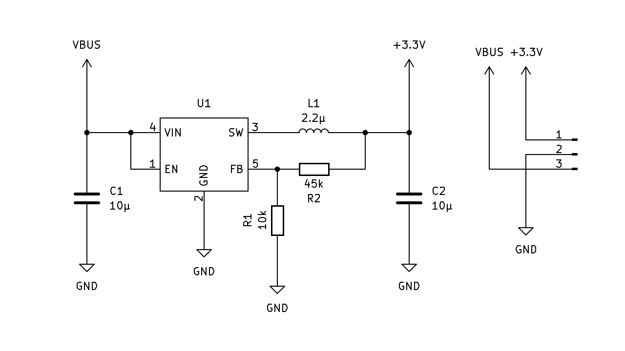 DCDCコンバーターの回路図